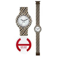 Orologio Hip Hop Donna Pied De Poule in Plastica HWU0371 - HWU0371